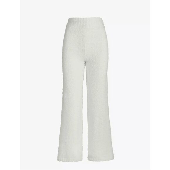 SKIMS Cozy boucle knitted Lounge Flare pants Bone Cream size S M - Picture 1 of 8
